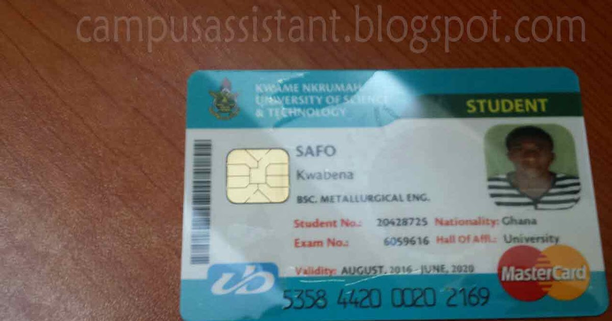 The New KNUST Multipurpose Student ID Card will make your life simple