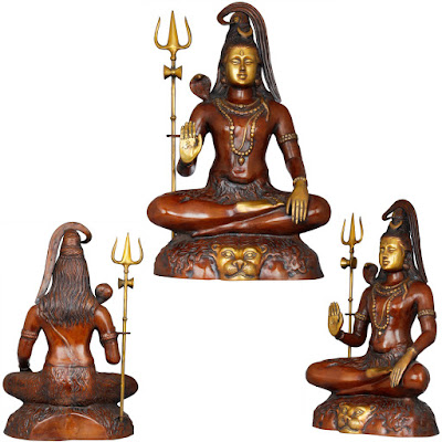 Dhyani Lord Shiva Brass Sculpture