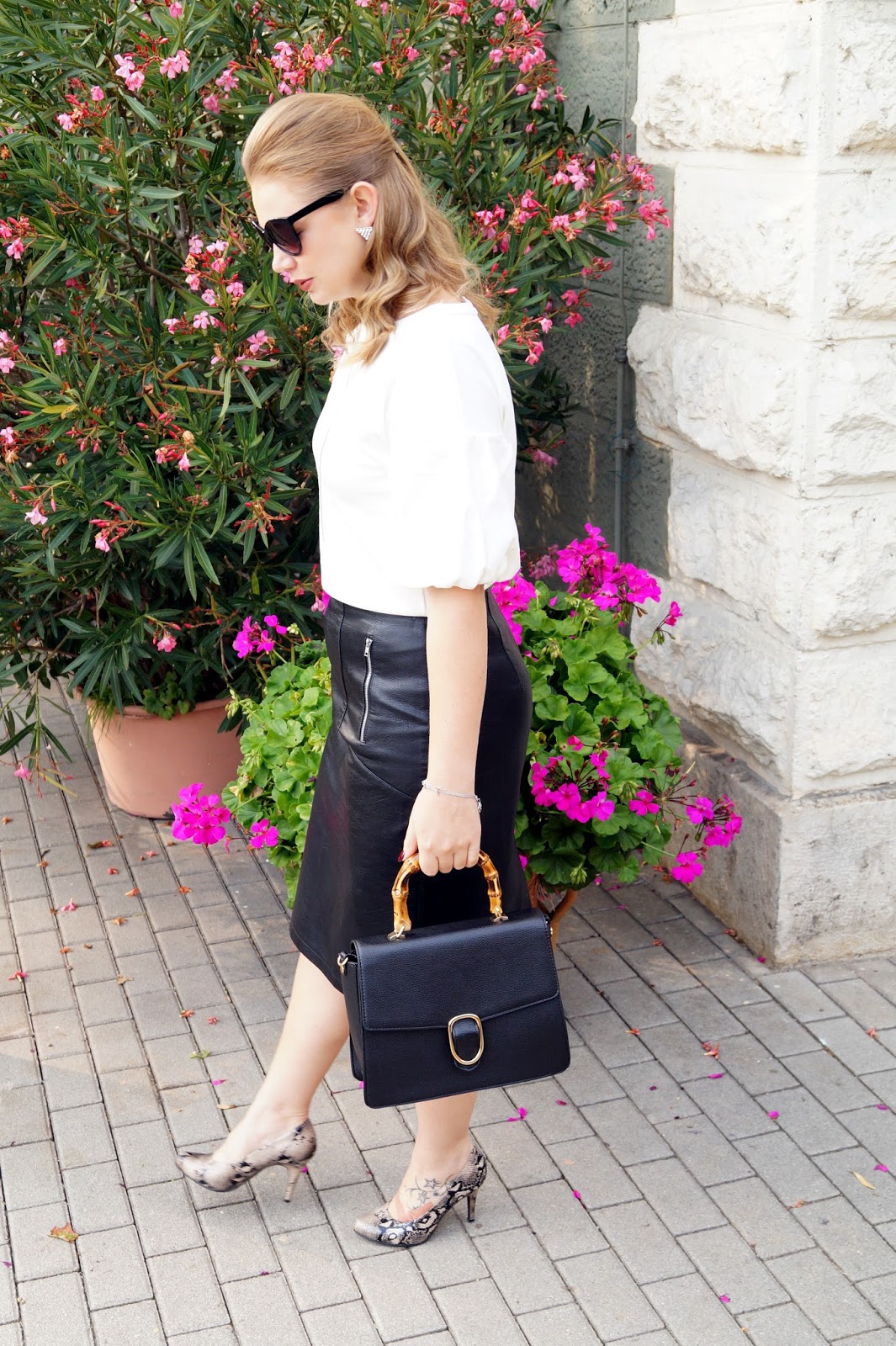 Fashion trend - faux leather skirt and how I styled it as a work ...