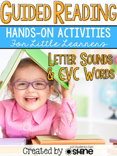 guided reading letter sounds cvc words