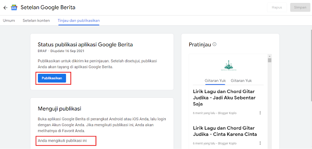 Cara Mendaftarkan Blog di Google News dan Manfaat Google News Bagi Blog Anda