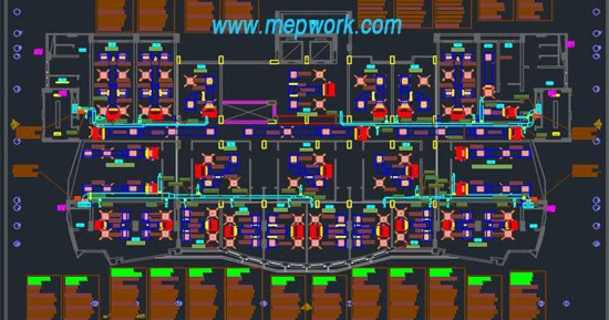 HVAC Project - Chilled Water & FCU AutoCAD Drawings