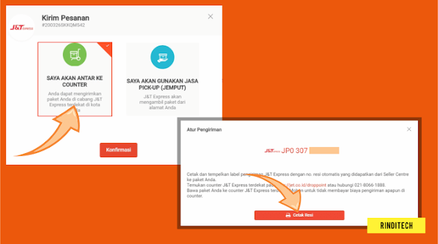 Cara Lengkap Mengirim Pesanan Shopee dengan J&T Express