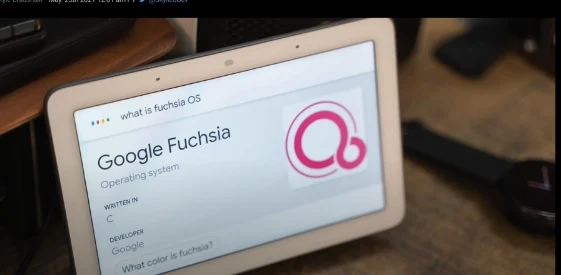 Fuchsia OS Sistema Operativo en Google Nest Hub