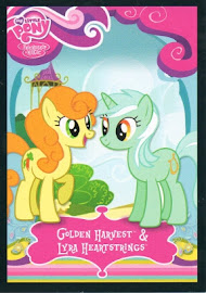 My Little Pony Golden Harvest & Lyra Heartstrings Series 1 Trading Card