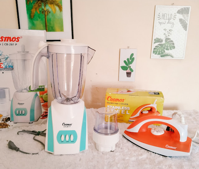 blender cosmos beta series dan setrika stainless steel