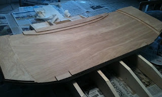 plywood wakeboard assembly