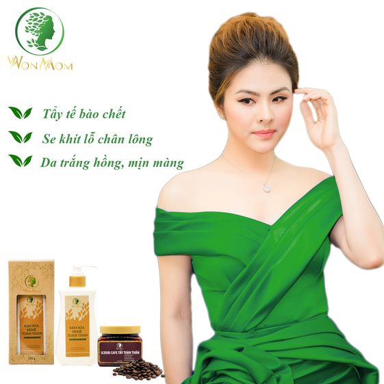 BỘ DƯỠNG TRẮNG HỒNG DA TOÀN THÂN WONMON (KEM SỮA NGHỆ + SCRUB CAFE TẨY TẾ BÀO CHẾT) 7 sm 046845664133 1614333607886