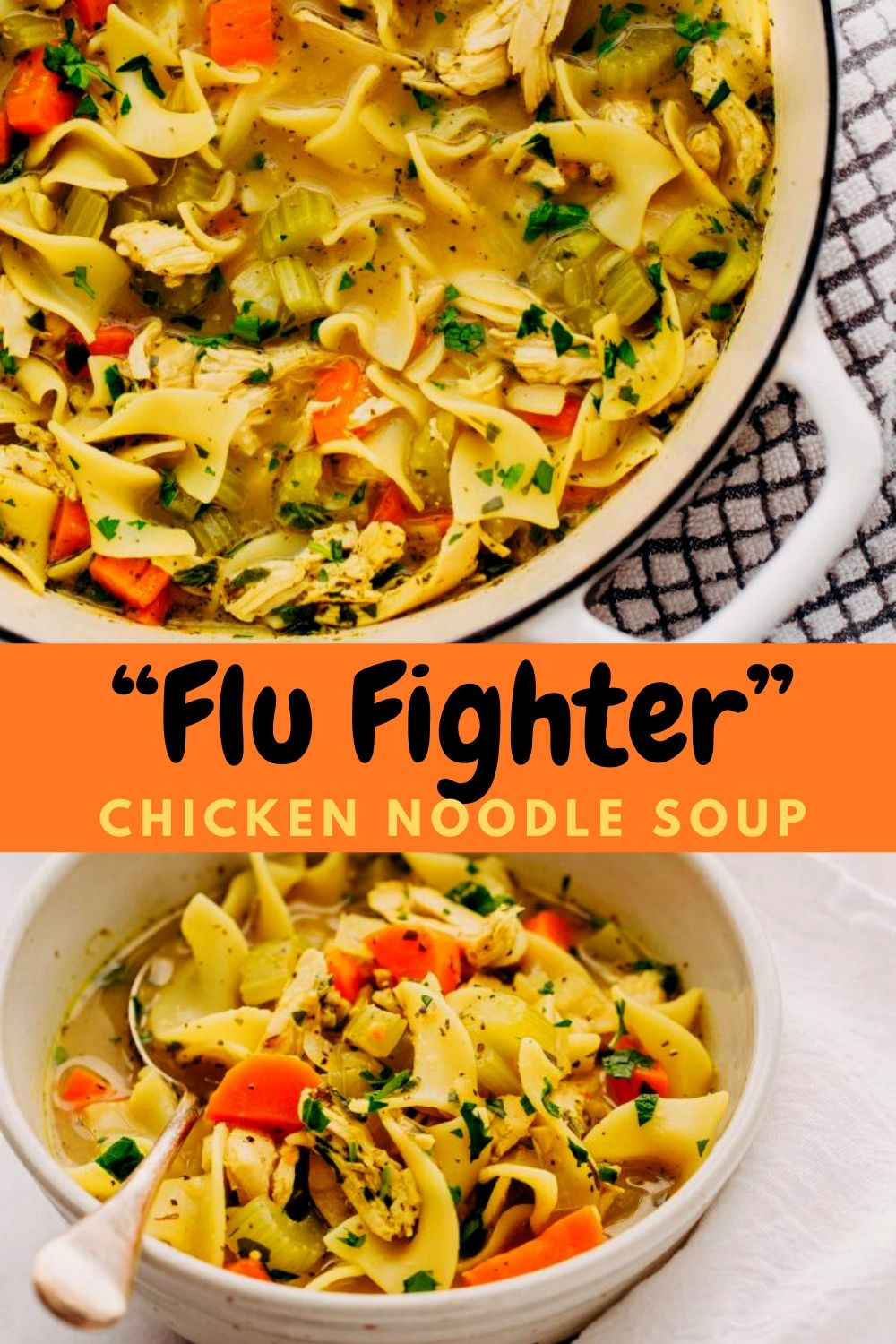 “Flu Fighter” Chicken Noodle Soup | New Recipe 4