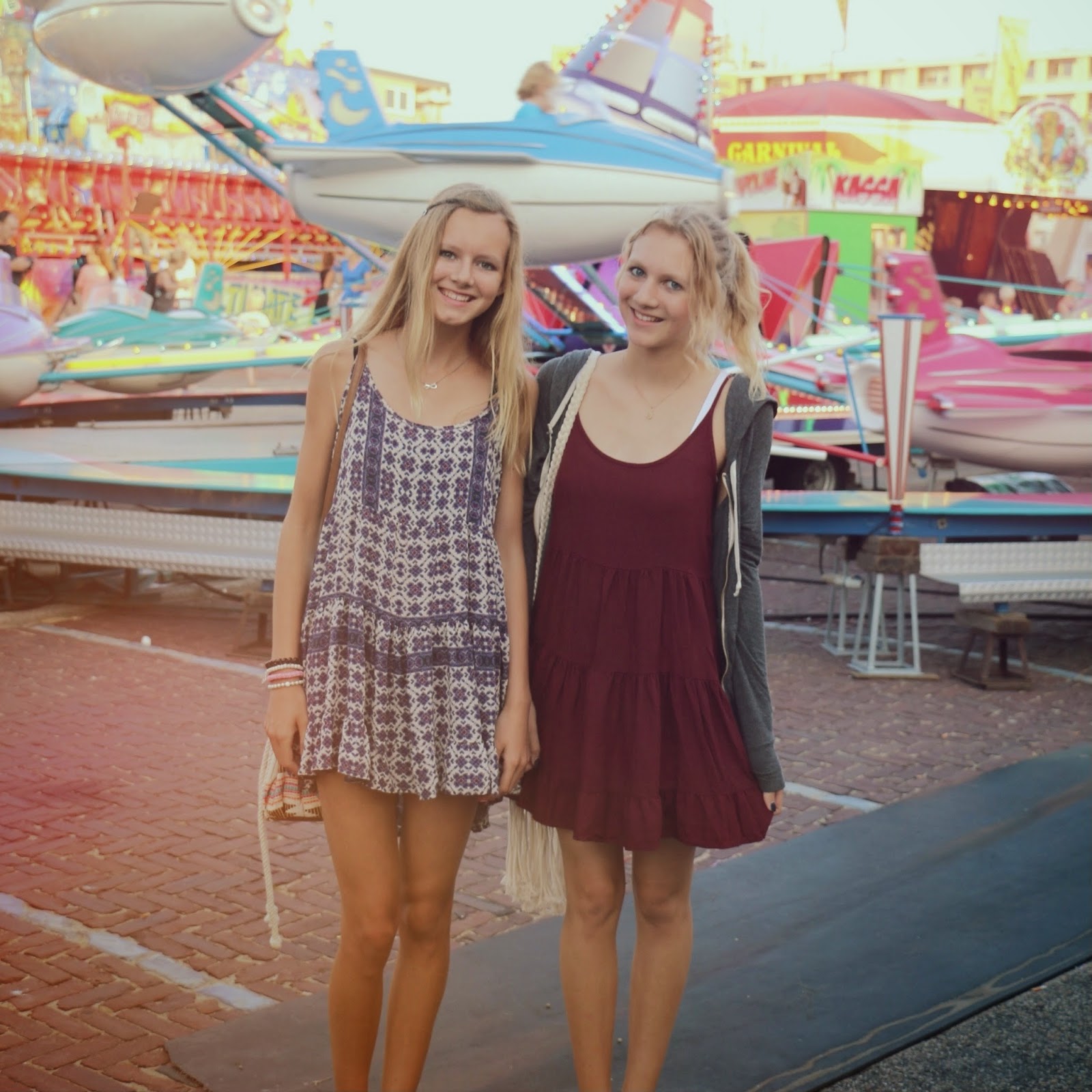 cottoncandyblondies Fashion OOTD, the fair and Brandy Melville dresses.