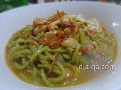 Mie Hijau Kuah ala Rika