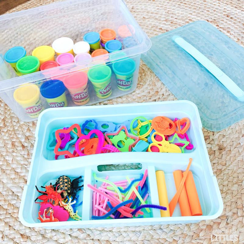 Must Have PlayDoh Storage Container Engaging Littles