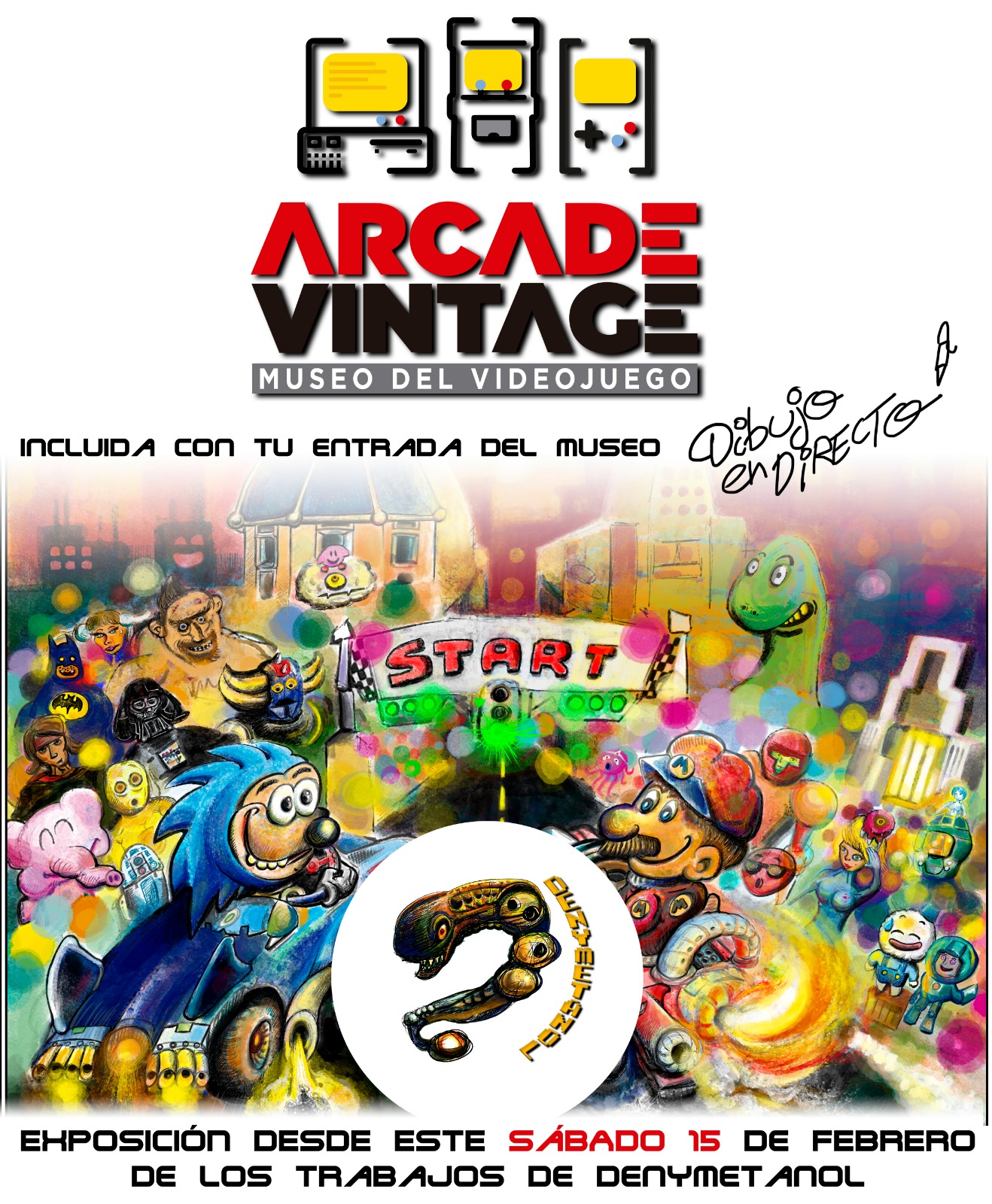 Exposición Denymetanol – Con Algo De Boli / Museo Arcade Vintage