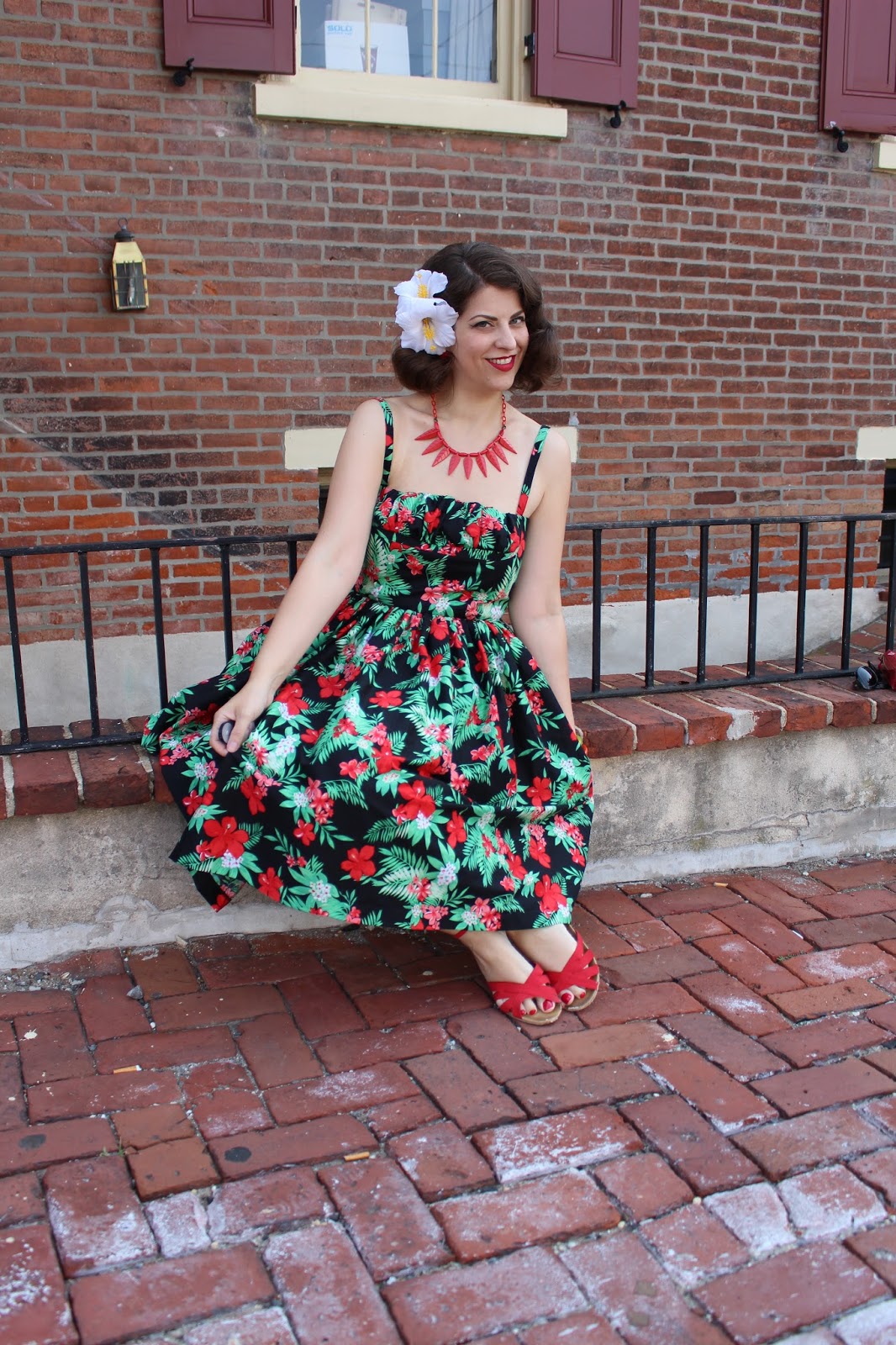 sundress under heather flashing handmade