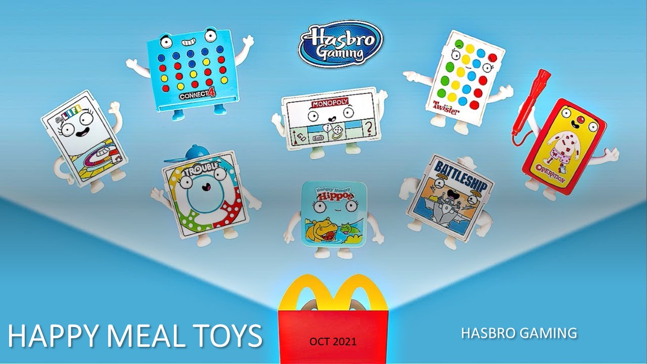 McDonald's Happy Meal Toys October 2021 Hasbro Gaming TheWackyDuo