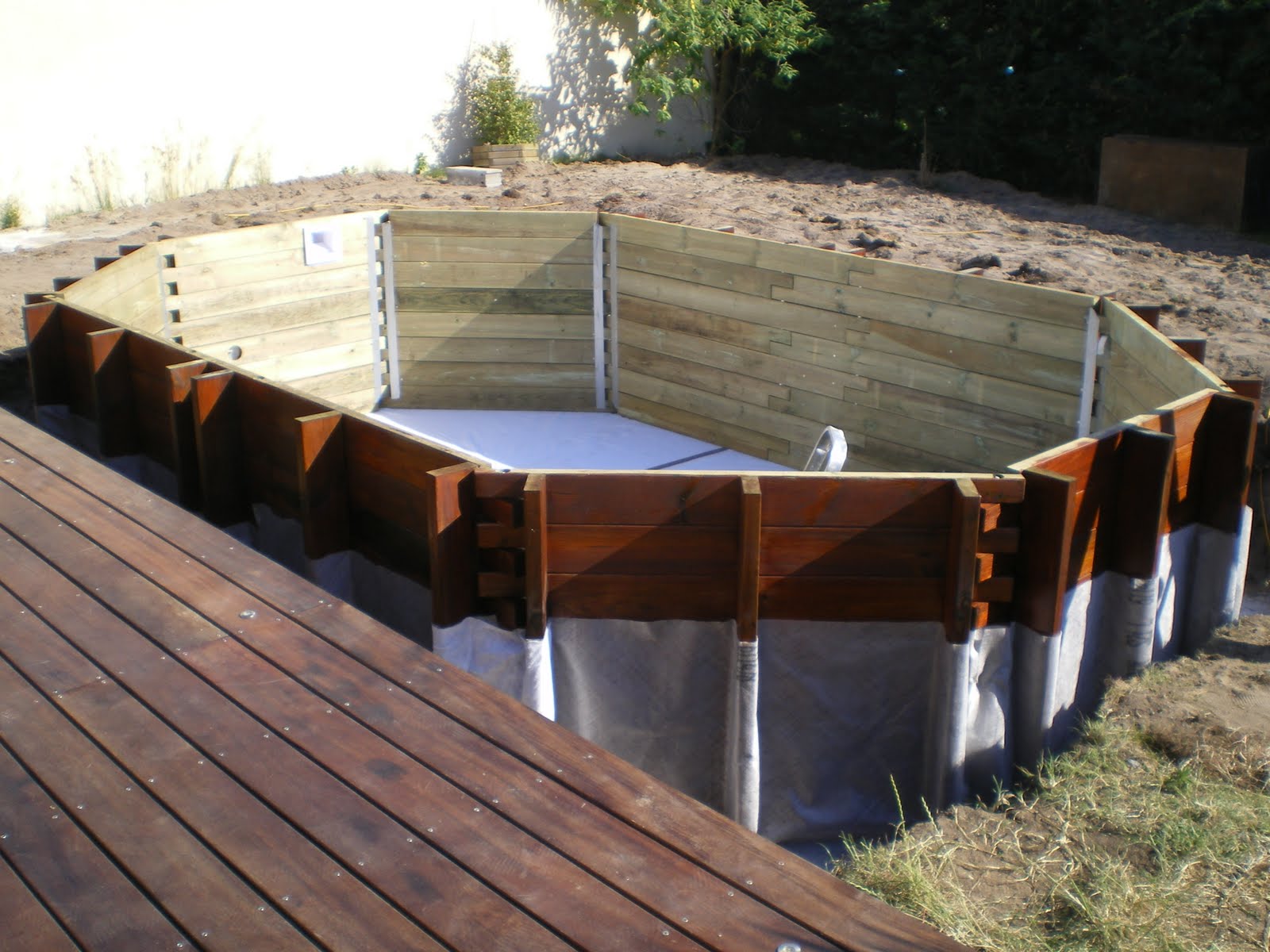 Piscine en kit bois Phase 4 Protections et liner