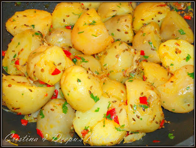fiery spiced potatoes