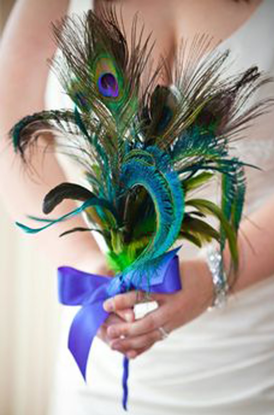 peacock wedding bouquet wedding flowers ideas