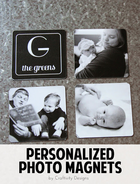 Personalized Photo Magnets // A Perfect Gift {+ 50 FREE 4x6 Prints} by Craftivity Designs