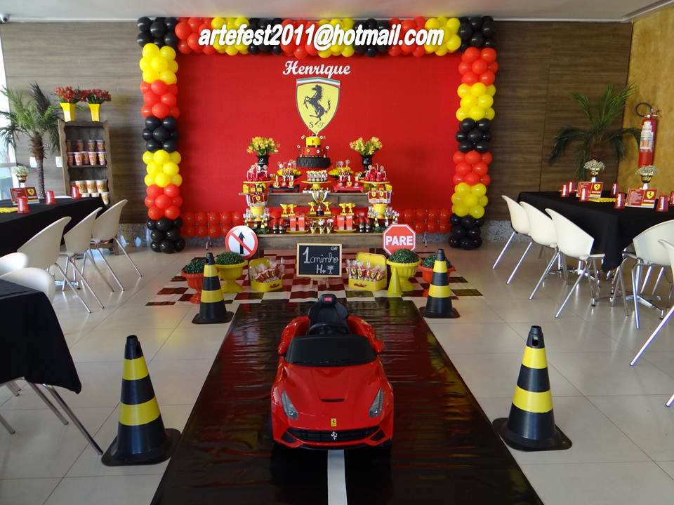 Festa Tema Ferrari