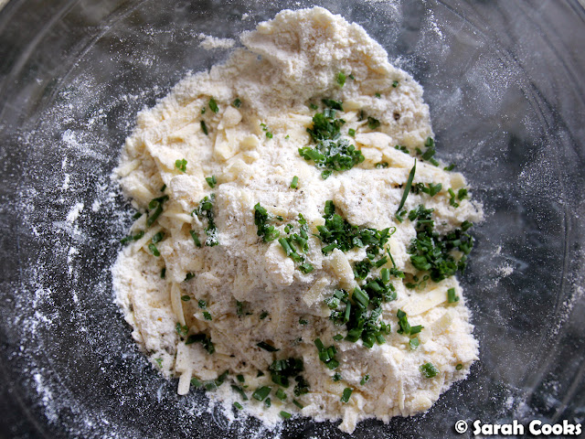 Sarah Cooks: Small-Batch Cheddar and Chive Scones