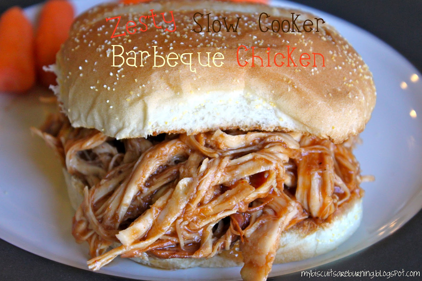 Zesty Slow Cooker Barbeque Chicken