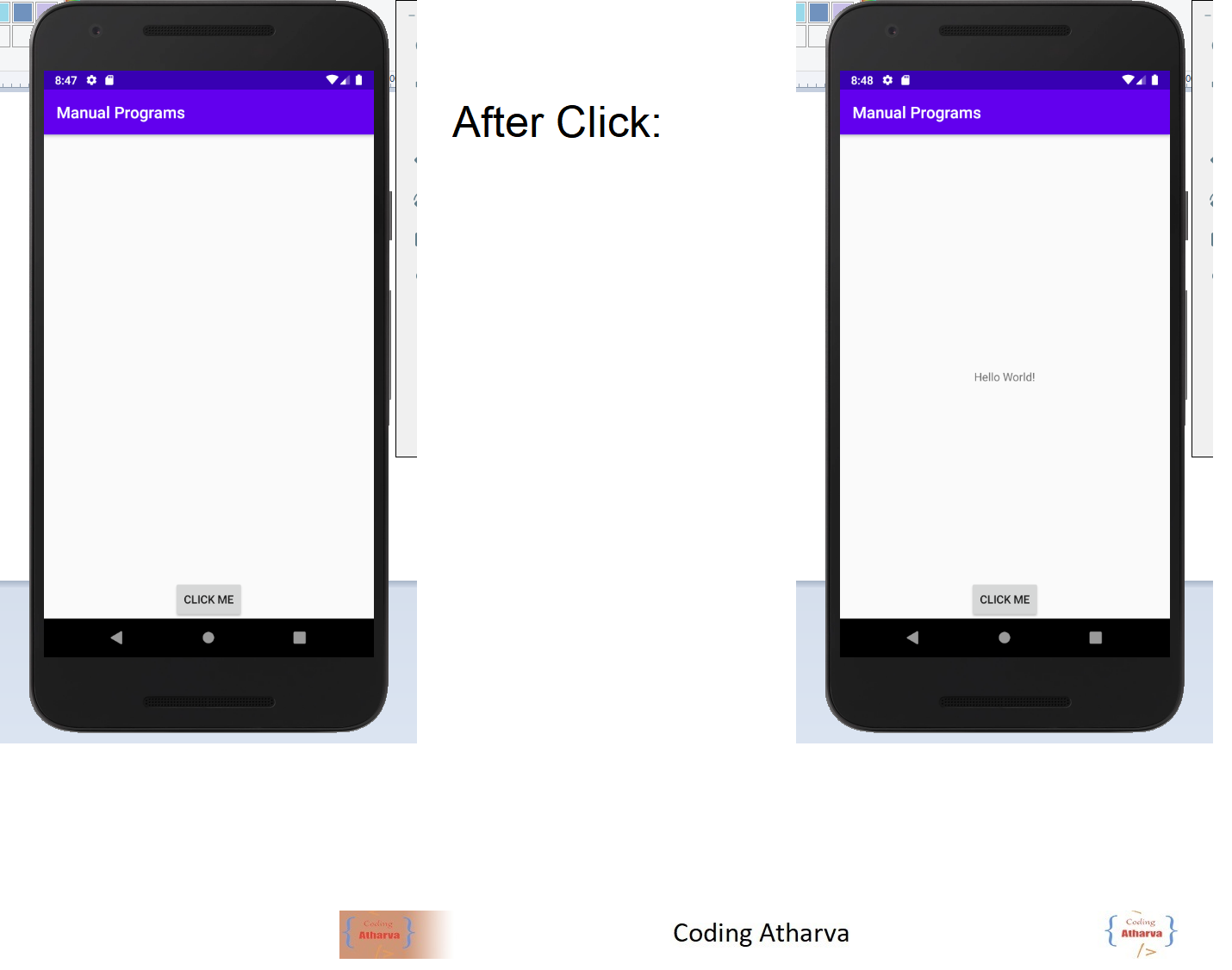 7 Program to demonstrate TextView alpha attribute in Android Studio