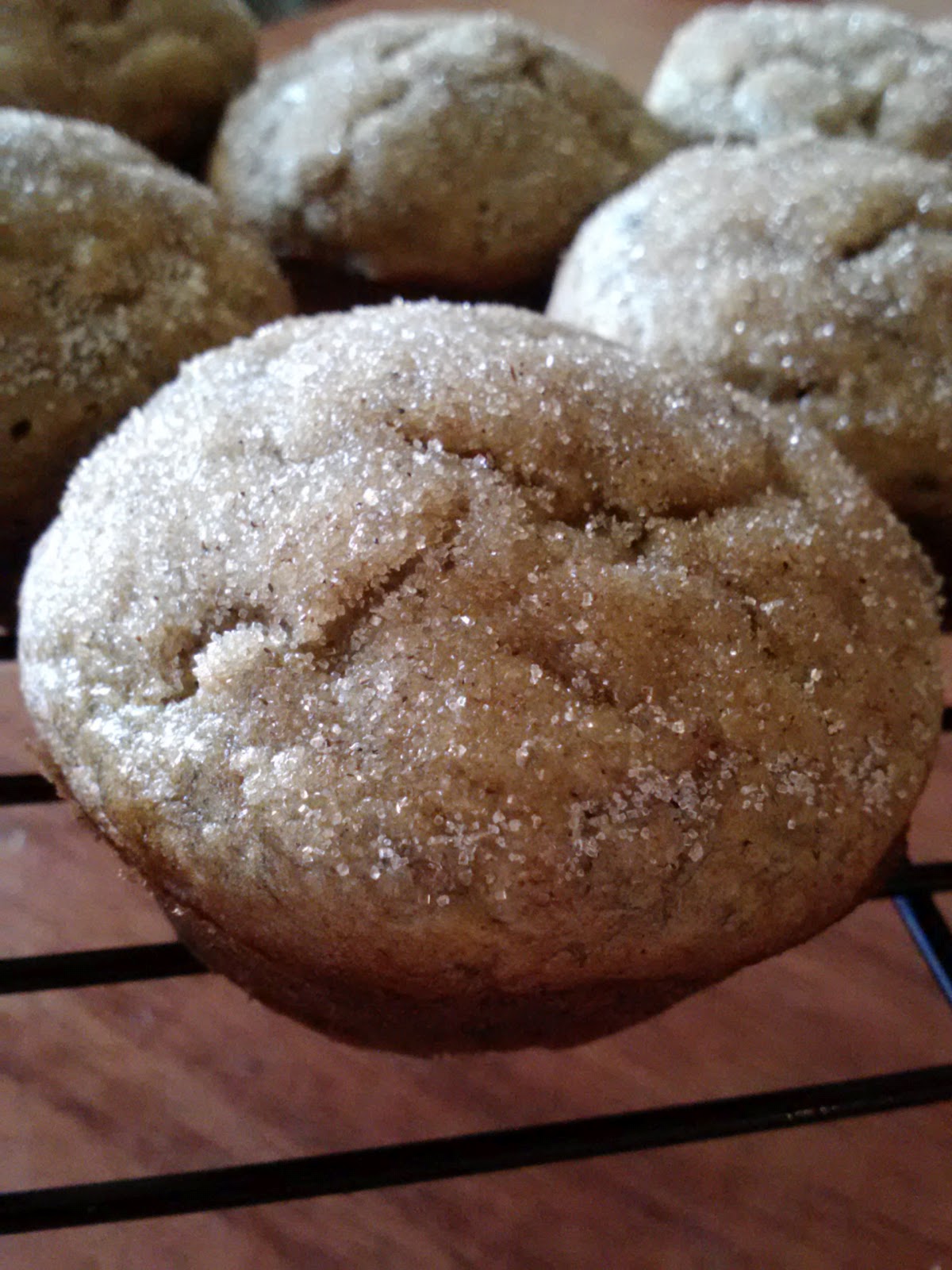 This Busy Kitchen Banana Chocolate Chip Muffins w/ CinnamonSugar Topping