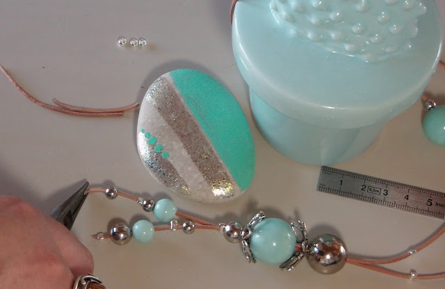 DIY, bijoux, collier, mint, vacances, La Perle des Loisirs