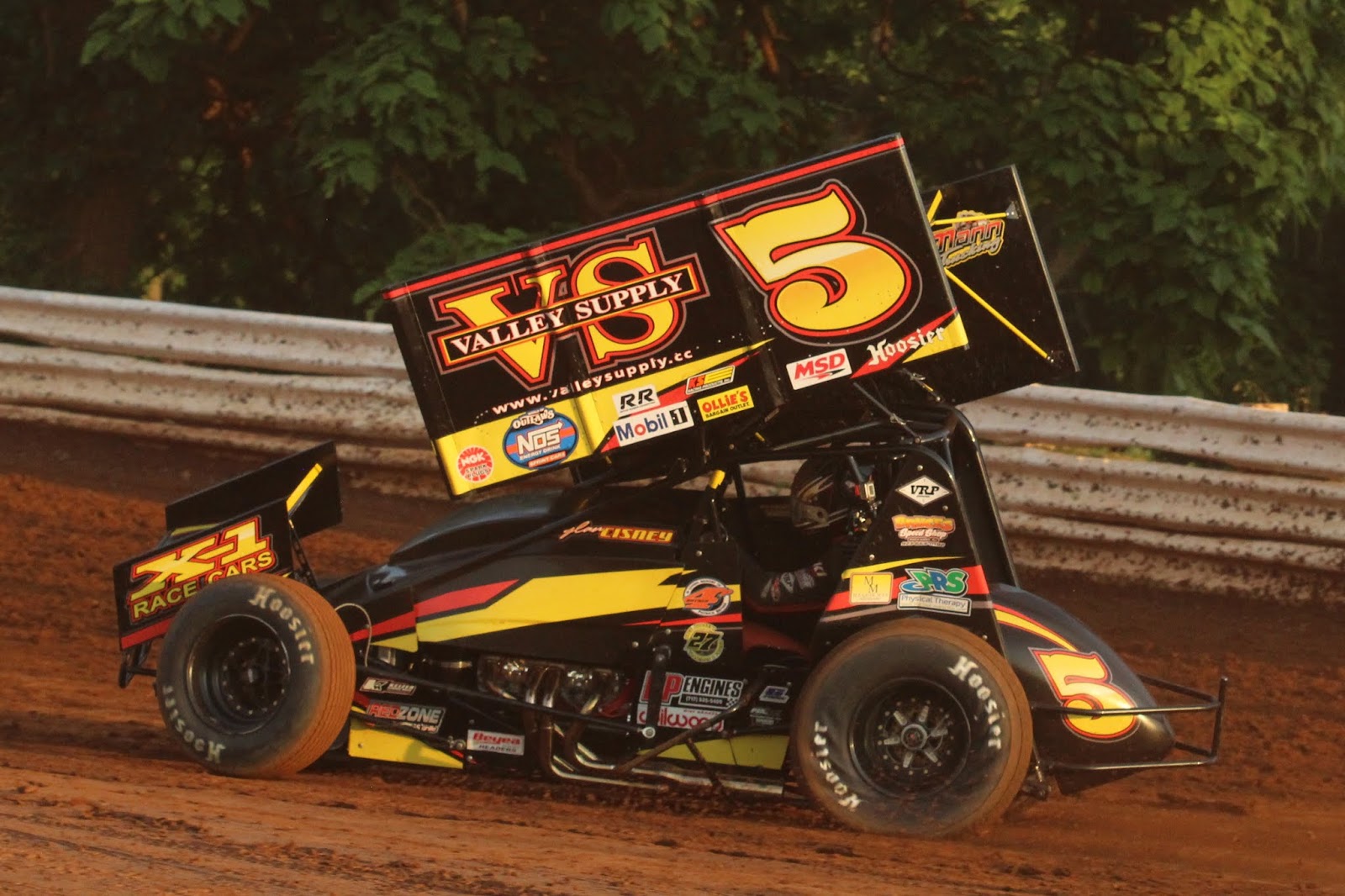 CENTRAL PA RACING SCENE CISNEY WINS ROUND THREE OF THE PA SPRINT CAR