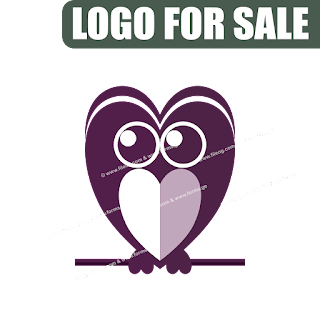 lilac owl logo, lilac owl high-quality logo, lilac owl , heart logo