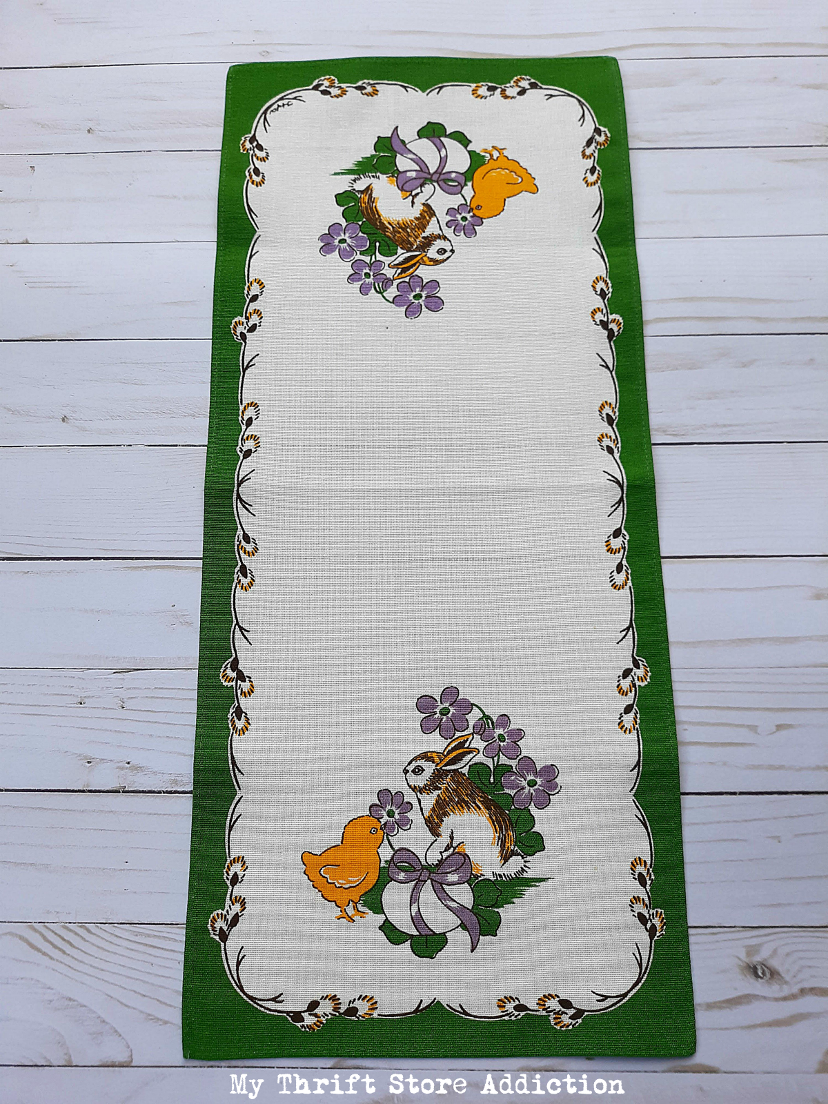 vintage Easter linen