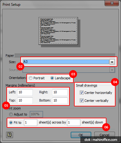 Print Setup pada Microsoft Visio 2010 Print Setup pada Microsoft Visio 2010