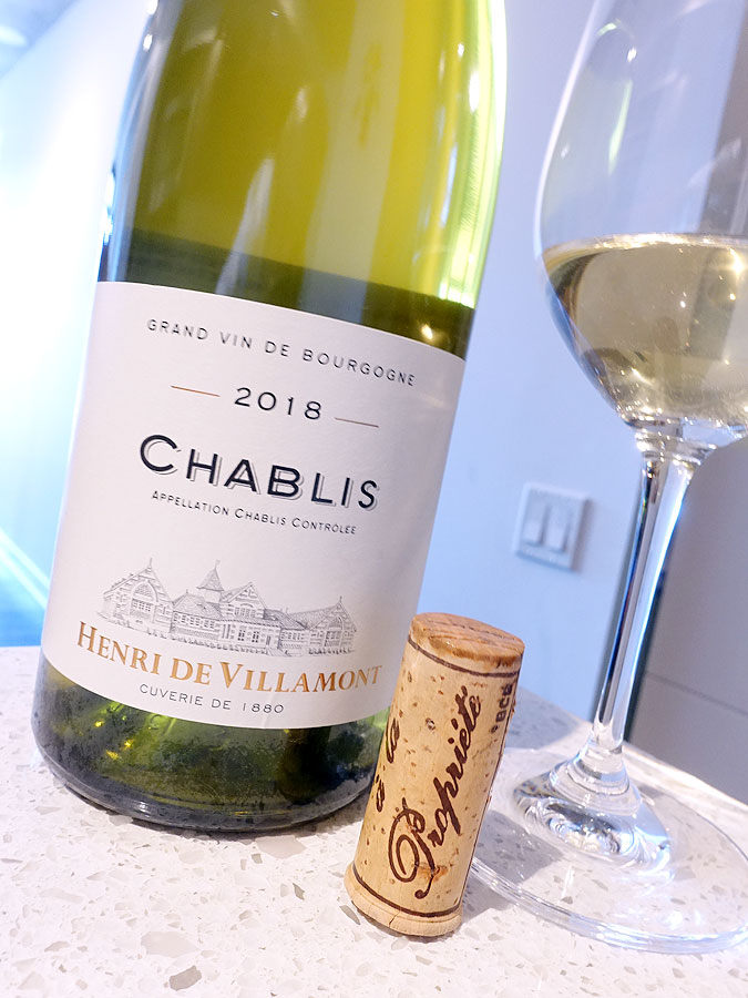 Henri de Villamont Chablis 2018 (Burgundy) Wine Review