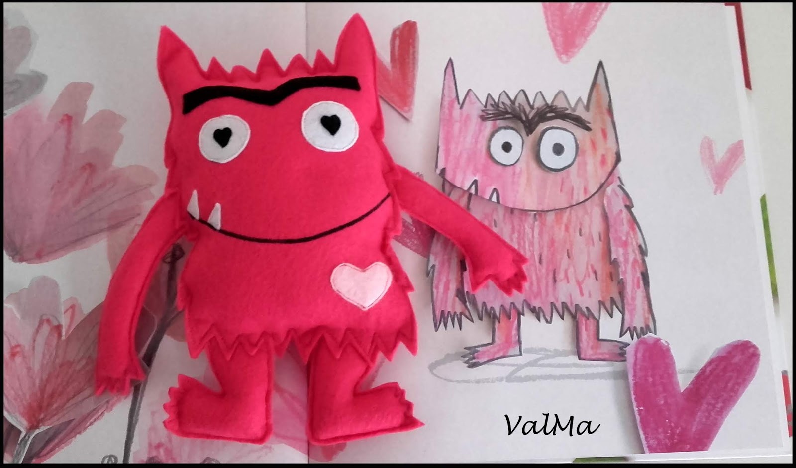 ValMa Créas : Jolis petits Monstres, du livre la couleur des