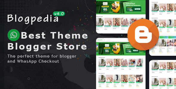 Blogpedia - Online Store Template Blogger Premium Indonesia