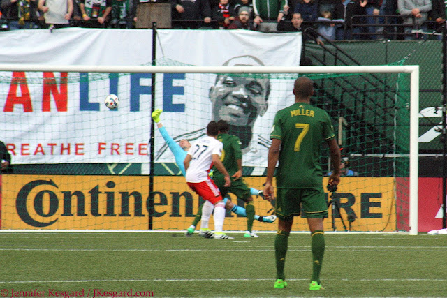 Giant scary Nagbe Giant Darlington Nagbe approves of Diego Valeri's goal.