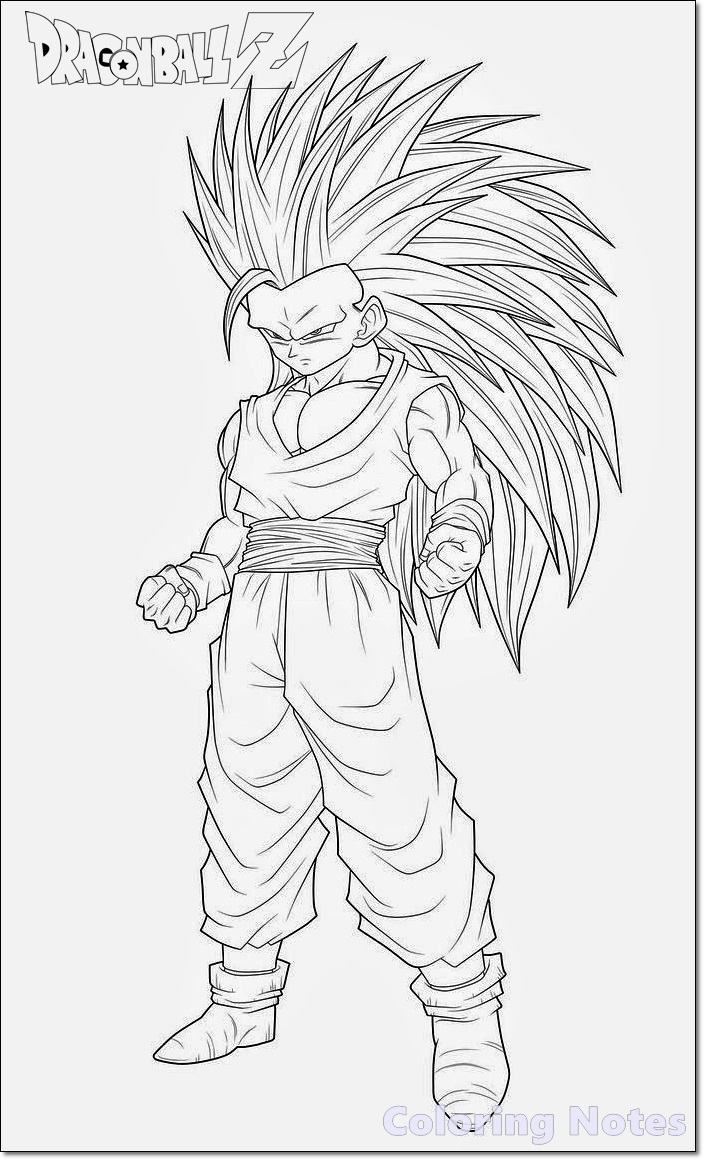 11 Free Dragon Ball Z Coloring Pages Printable for Kids - COLORING
