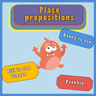 teachers pay teachers cover with funny alien promoting place prepositions