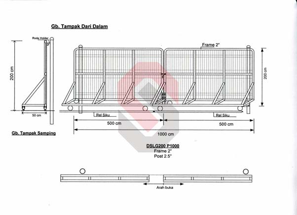 Jual Pintu Pagar BRC Sumbawa Barat NTB - Produsen Kawat Duri