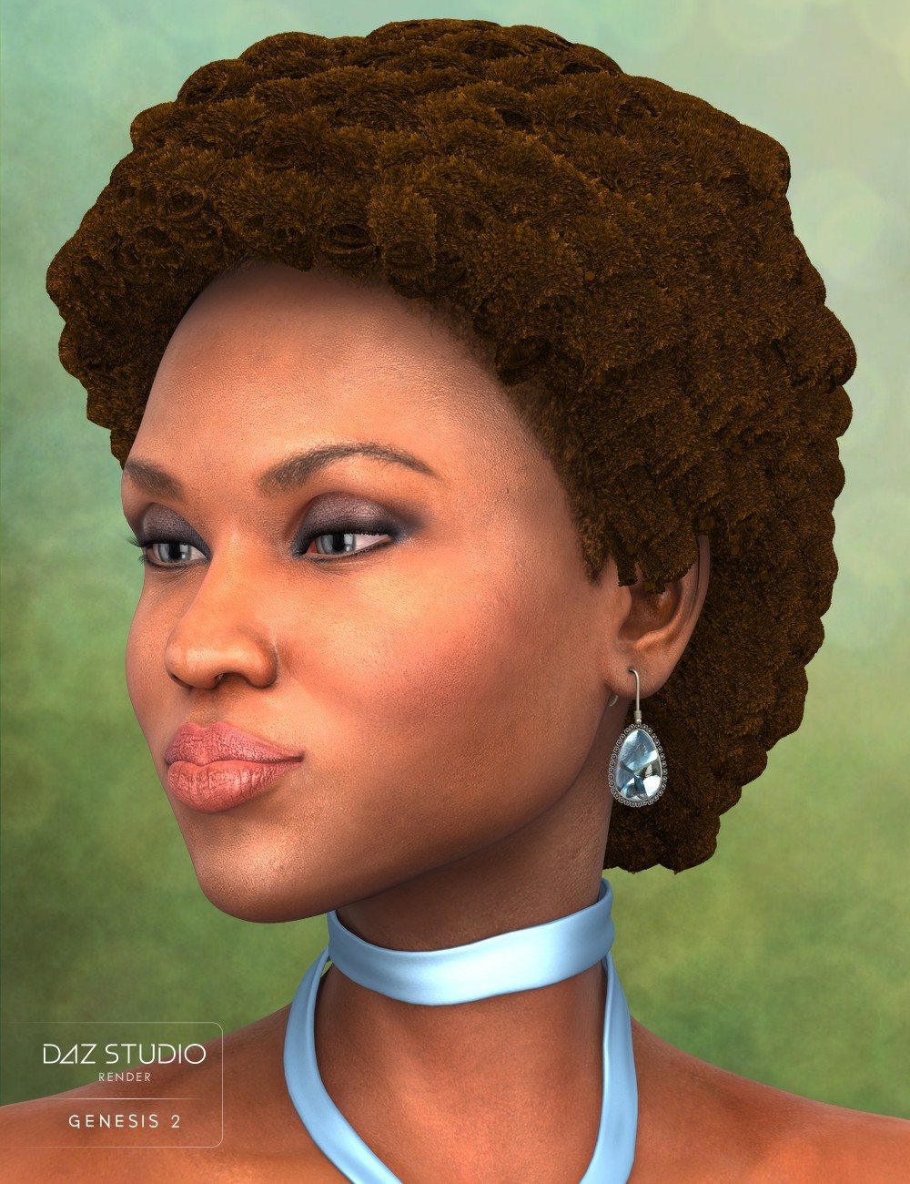 Download DAZ Studio 3 for FREE!: DAZ 3D - Mbali Hair for Genesis 2 Female