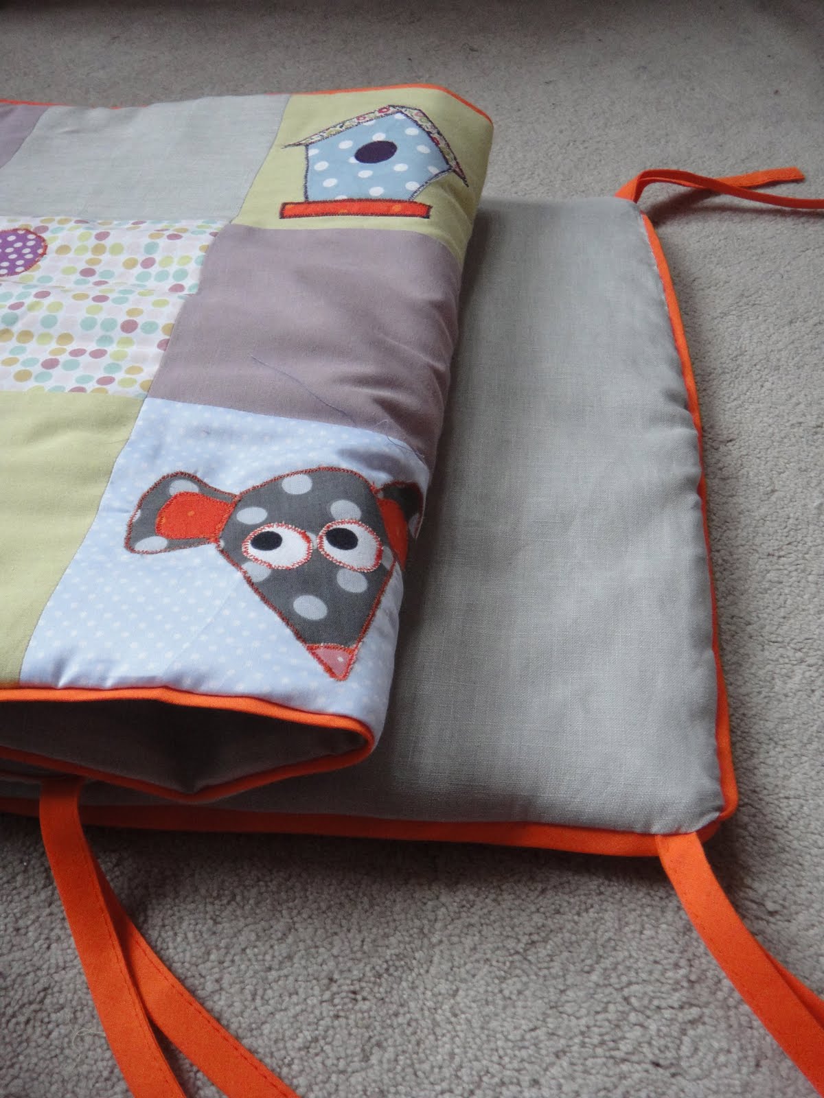 ellie & ooma Patchwork Cot Bumper