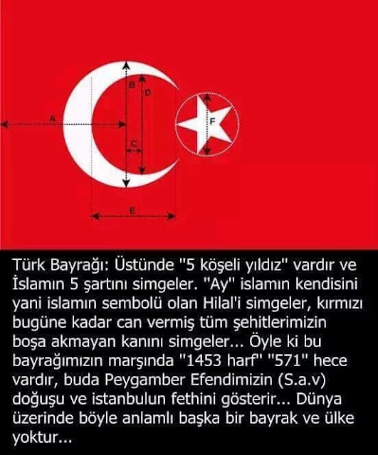 türk bayrağının anlamı