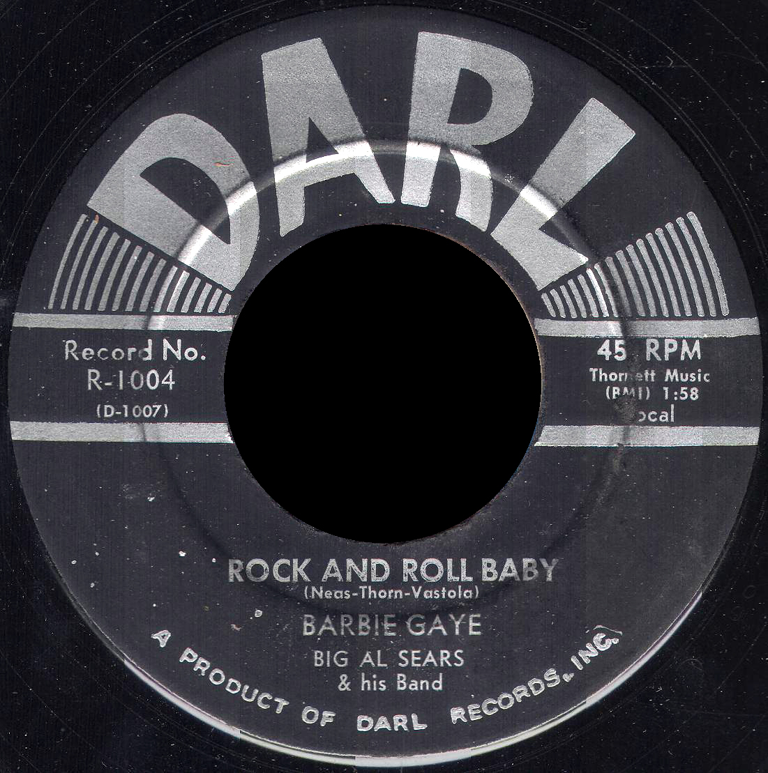 Dead Wax Rock and Roll Baby