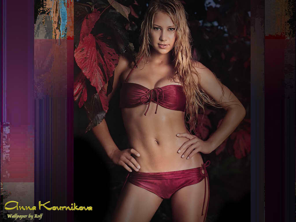 Anna Kournikova Wallpaper, Sexy Bikini Picture, Lingerie Photo and Hot.