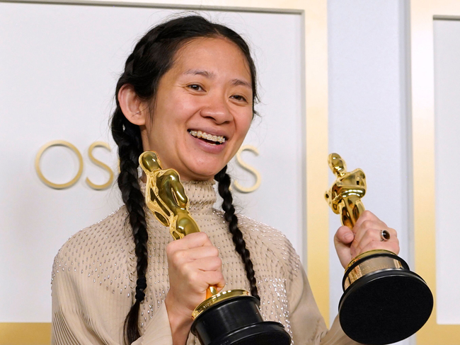 Chloe Zhao becomes second woman to win best director at Academy Awards