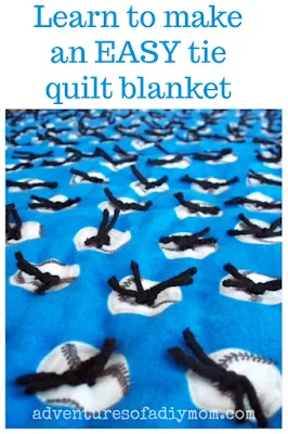 how to make a tied blanket