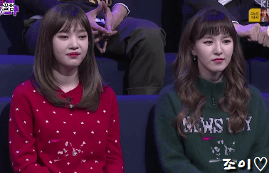 오늘자 트릭&트루 조이,웬디,사나.gif | 인스티즈