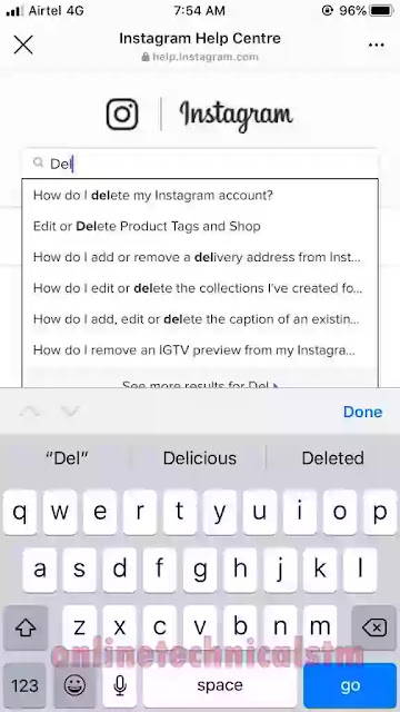 How to Delete Instagram Account Permanently On ios