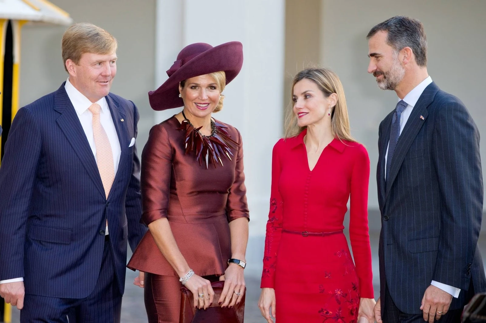 King Felipe and Queen Letizia of Spain visit King Willem-Alexander and Queen Maxima